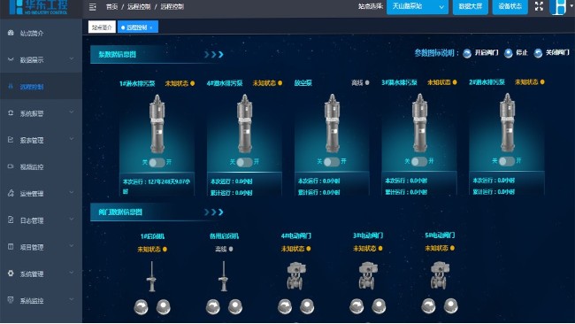 智慧泵站管控平臺解決方案