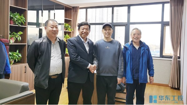 華北水利水電大學物理與電子學院院方代表走進華東集團參觀考察